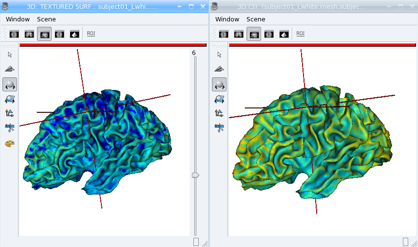 Computed time-texture vs 3D fusion